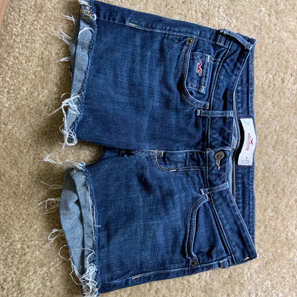 Hollister jean shorts